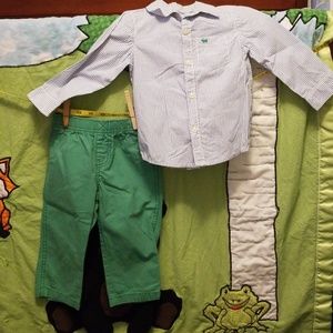 18m Slacks and Button up